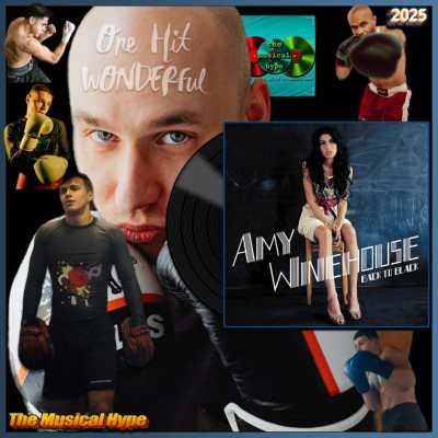 Amy Winehouse, Rehab: 1 Hit WONDERful No. 20 (2025) [📷: Brent Faulkner / The Musical Hype; Universal Island Records Ltd.; Antoni Shkraba, KoolShooters, Pavel Danilyuk, Photo By: Kaboompics.com, RDNE Stock project from Pexels; OpenClipart-Vectors from Pixabay]