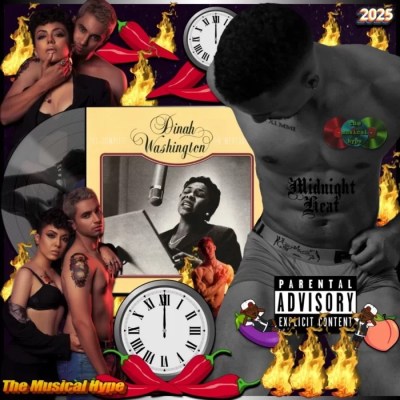 Dinah Washington, Big Long Slidin’ Thing: Midnight Heat 🕛 🔥 No. 52 (2025) [📷: Brent Faulkner / The Musical Hype; UMG Recordings, Inc.; Francesco Ungaro, Hasan Muneer, Natan, Tazz Vaughn from Pexels; AcatXlo, Aristal Branson, Clker-Free-Vector-Images from Pixabay]