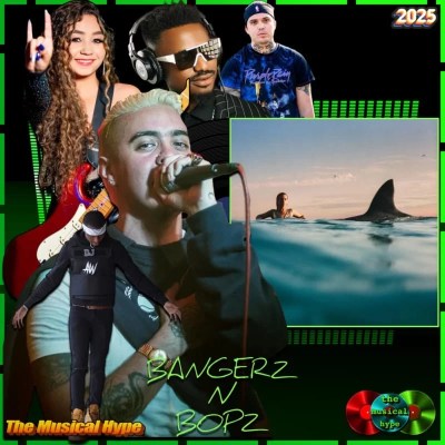 Dua Lipa, End of an Era: Bangerz N Bopz 🔥 No. 52 (2025) [📷: Brent Faulkner / The Musical Hype; Warner UK; Bigshow Lamar Campton, Daniel Duarte, Eduardo López from Pexels; AcatXIo, djexpectations, OpenClipart-Vectors, Thai Zeo from Pixabay