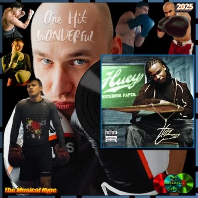 Huey, Pop, Lock & Drop It: 1 Hit WONDERful No. 27 (2025) [📷: Brent Faulkner / The Musical Hype; Zomba Recording LLC; Antoni Shkraba, KoolShooters, Pavel Danilyuk, Photo By: Kaboompics.com, RDNE Stock project from Pexels; AcatXIo, OpenClipart-Vectors from Pixabay]