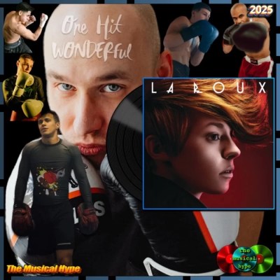 La Roux, Bulletproof: 1 Hit WONDERful No. 25 (2025) [📷: Brent Faulkner / The Musical Hype; Polydor Ltd. (UK); Antoni Shkraba, KoolShooters, Pavel Danilyuk, Photo By: Kaboompics.com, RDNE Stock project from Pexels; AcatXIo, OpenClipart-Vectors from Pixabay]