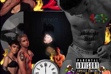 Landan Ash, Up Next Ash: Midnight Heat 🕛 🔥 No. 44 (2025) [📷: Brent Faulkner / The Musical Hype; Landan Ash; Francesco Ungaro, Hasan Muneer, Natan, Tazz Vaughn from Pexels; AcatXlo, Aristal Branson, Clker-Free-Vector-Images from Pixabay]