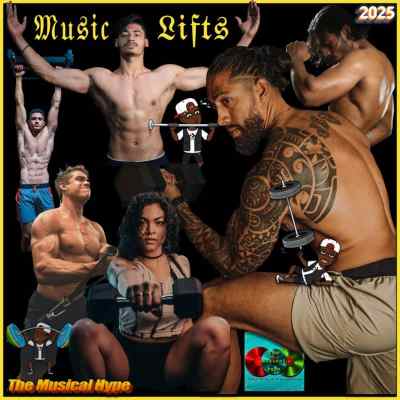 Music Lifts 🎶 🏋 (2025) [📷: Brent Faulkner / The Musical Hype; BD Jewel, Dave H, Jean-Daniel Francoeur, Joshua Brown, Vansh Mehta from Pexels; AcatXIo from Pixabay]