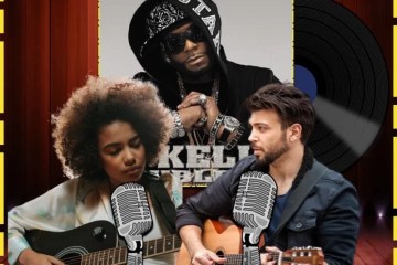 R. Kelly & Usher, Same Girl: Dazzling Duets No. 4 (2025) [📷: Brent Faulkner / The Musical Hype; Zomba Recording LLC; cottonbro studio, Sachith Ravishka Kodikara from Pexels; AcatXIo, andresilva5, OpenClipart-Vectors from Pixabay]