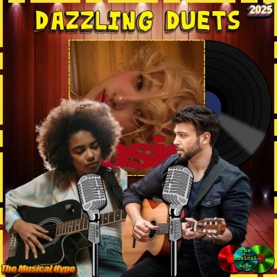 ROSÉ & Bruno Mars, APT.: Dazzling Duets No. 3 (2025) [📷: Brent Faulkner / The Musical Hype; ROSÉ / Atlantic Recording Corp.; cottonbro studio, Sachith Ravishka Kodikara from Pexels; AcatXIo, andresilva5, OpenClipart-Vectors from Pixabay]