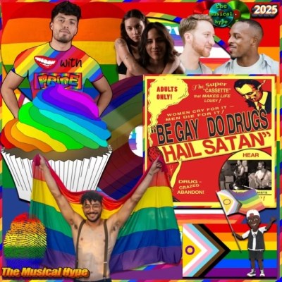Super Cassette, Be Gay, Do Drugs, Hail Satan: Beaming with Pride 🏳️‍🌈 No. 55 (2025) [📷: Brent Faulkner/ The Musical Hype; Dad Shirt; Elias Souza, Mario Spencer, Mizuno K, from Pexels; AcatXIo, All_CC0_Public_domain, CatsWithGlasses, David, ernestflowerss, Kelly, M. Harris, Marek Studzinski, OpenClipart-Vectors, from Pixabay]