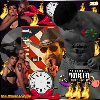 Wheeler Walker Jr., I Sucked Another Dick Last Night: Midnight Heat 🕛 🔥 No. 55 (2025) [📷: Brent Faulkner / The Musical Hype; Pepperhill Music; Francesco Ungaro, Hasan Muneer, Natan, Tazz Vaughn from Pexels; AcatXlo, Aristal Branson, Clker-Free-Vector-Images from Pixabay]